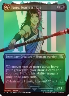 Fang, Fearless l'Cie (Borderless) // Ragnarok, Divine Deliverance (Bottom) (Borderless) (381)