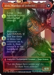 Clive, Ifrit's Dominant (Borderless) (385) // Ifrit, Warden of Inferno (Borderless) (385)