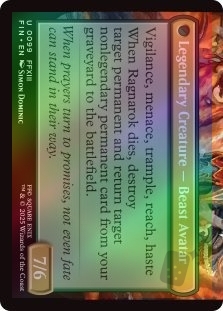 Fang, Fearless l'Cie // Ragnarok, Divine Deliverance (Bottom) (099)
