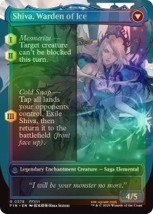 Jill, Shiva's Dominant (Borderless) // Shiva, Warden of Ice (Borderless) (378)