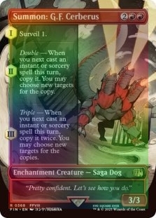 Summon: G.F. Cerberus (Borderless)