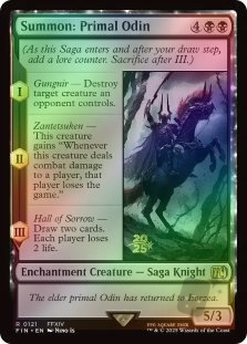 Summon: Primal Odin (Final Fantasy Prerelease)