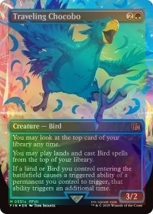 Traveling Chocobo (Neon Ink) (Borderless) (551c)