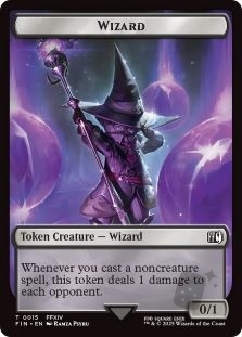 Hero Token (004) // Wizard Token (015)