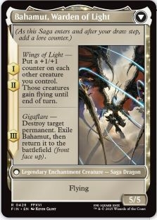 Dion, Bahamut's Dominant (Extended Art) // Bahamut, Warden of Light (Extended Art)