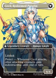 Cecil, Dark Knight (Borderless) // Cecil, Redeemed Paladin (Borderless) (380)