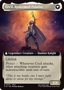 Cecil, Dark Knight (Extended Art) // Cecil, Redeemed Paladin (Extended Art) (445)