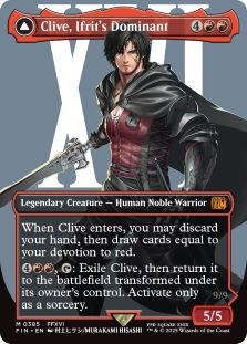 Clive, Ifrit's Dominant (Borderless) (385) // Ifrit, Warden of Inferno (Borderless) (385)