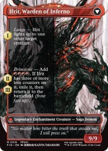 Clive, Ifrit's Dominant (Borderless) (318) // Ifrit, Warden of Inferno (Borderless) (318)