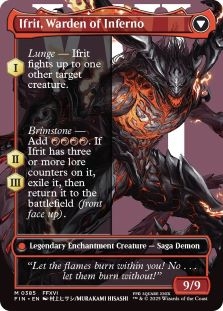 Clive, Ifrit's Dominant (Borderless) (385) // Ifrit, Warden of Inferno (Borderless) (385)