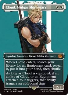 Cloud, Midgar Mercenary (Borderless) (375)