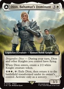 Dion, Bahamut's Dominant (Extended Art) // Bahamut, Warden of Light (Extended Art)