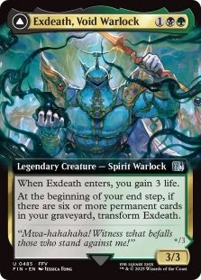 Exdeath, Void Warlock (Extended Art) // Neo Exdeath, Dimension's End (Extended Art)