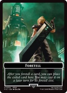Treasure Token (023) // Foretell Token (010)