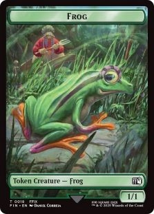 Hero Token (009) // Frog Token (018)