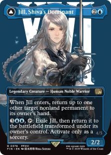 Jill, Shiva's Dominant (Borderless) // Shiva, Warden of Ice (Borderless) (378)
