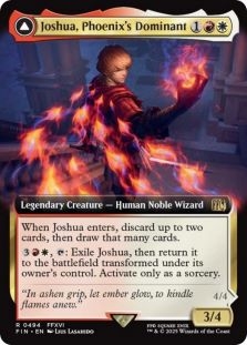 Joshua, Phoenix's Dominant (Extended Art) // Phoenix, Warden of Fire (Extended Art)
