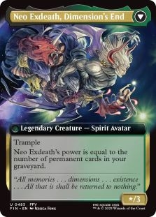 Exdeath, Void Warlock (Extended Art) // Neo Exdeath, Dimension's End (Extended Art)