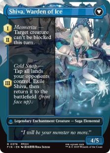 Jill, Shiva's Dominant (Borderless) // Shiva, Warden of Ice (Borderless) (378)