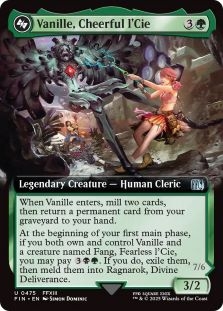 Vanille, Cheerful l'Cie (Extended Art) (475) // Ragnarok, Divine Deliverance (Top) (Extended Art) (099)