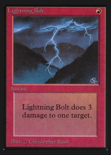 Lightning Bolt (Not Tournament Legal)