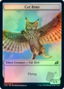 Cat Bird Token (2/13) // Human Soldier Token (4/13)