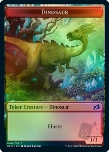 Dinosaur Token (8/13) // Human Soldier Token (3/13)