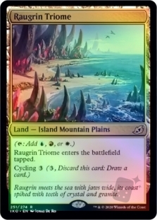 Raugrin Triome (Ikoria: Lair of Behemoths Prerelease)