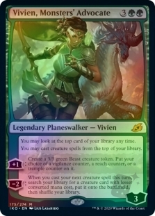 Vivien, Monsters' Advocate (Ikoria: Lair of Behemoths Prerelease)