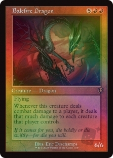 Balefire Dragon (Retro Frame)