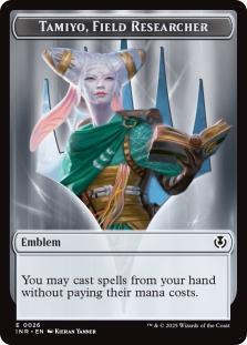 Human Soldier Token (020) // Emblem Tamiyo, Field Researcher (026)