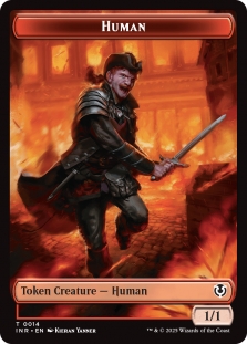 Human Token (014) // Elemental Token (013)