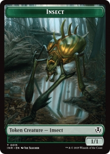 Insect Token (015) // Spider Token (016)