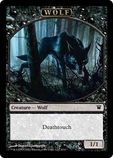 Black Wolf Token (6/12)