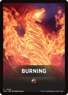 Burning Theme Card (029)