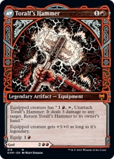 Toralf, God of Fury (Showcase) // Toralf's Hammer (Showcase)