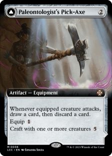 Paleontologist's Pick-Axe (Extended Art) // Dinosaur Headdress (Extended Art)