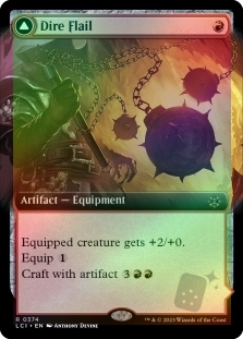 Dire Flail (Extended Art) // Dire Blunderbuss (Extended Art)