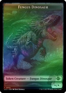 Fungus Dinosaur Token (012) // Spirit Token (014)