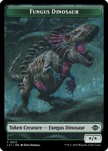 Fungus Dinosaur Token (012)