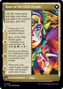 Huatli, Poet of Unity (Borderless) // Roar of the Fifth People (Borderless)