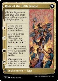 Huatli, Poet of Unity (Showcase) // Roar of the Fifth People (Showcase)