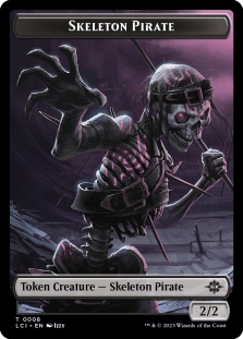 Skeleton Pirate Token (008)