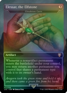Elessar, the Elfstone (Cloudstone Curio) (Borderless)