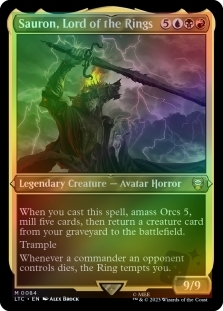 Sauron, Lord of the Rings(Display Commander)(Not Tournament Legal)