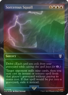 Sorcerous Squall (Borderless)(Surge Foil)