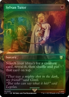 Sylvan Tutor (Borderless)(Silver Foil)