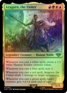 Aragorn, the Uniter (The Lord of the Rings: Tales of Middle-earth Prerelease)