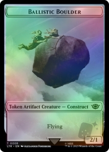 Food Token (09) // Ballistic Boulder Token (08)