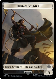 Food Token (09) // Human Soldier Token (02)